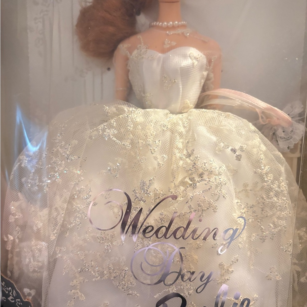 Wedding day Barbie 1996 vintage box damage shelf ware  NIB - Picture 6 of 16